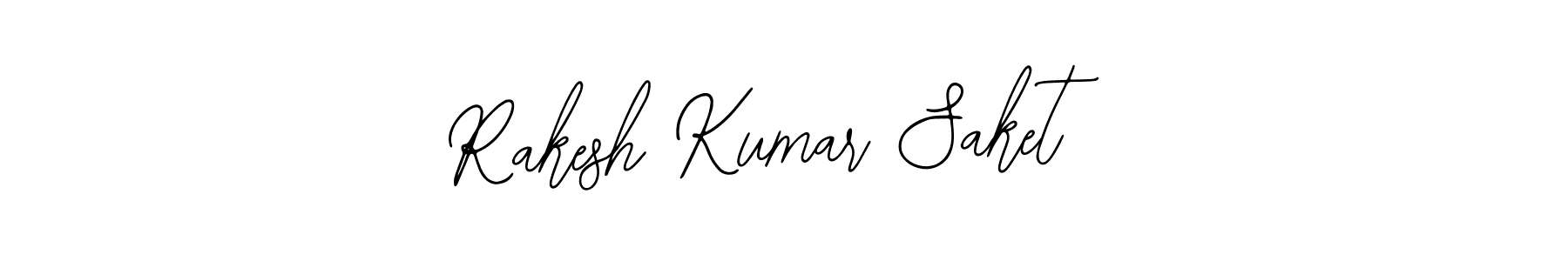 This is the best signature style for the Rakesh Kumar Saket name. Also you like these signature font (Bearetta-2O07w). Mix name signature. Rakesh Kumar Saket signature style 12 images and pictures png