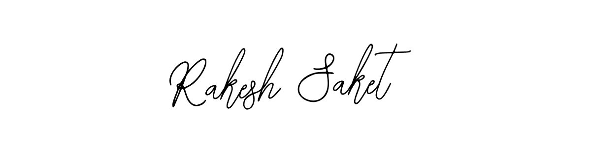 You should practise on your own different ways (Bearetta-2O07w) to write your name (Rakesh Saket) in signature. don't let someone else do it for you. Rakesh Saket signature style 12 images and pictures png