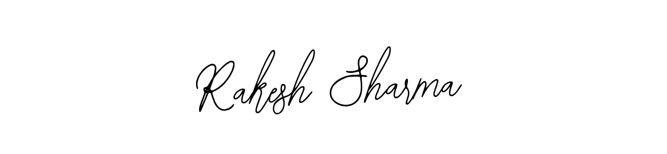 How to make Rakesh Sharma name signature. Use Bearetta-2O07w style for creating short signs online. This is the latest handwritten sign. Rakesh Sharma signature style 12 images and pictures png