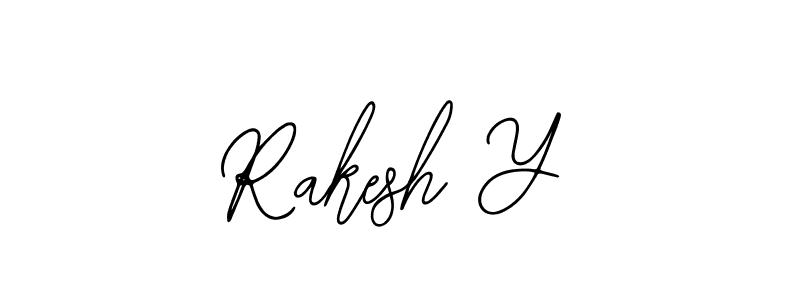 Design your own signature with our free online signature maker. With this signature software, you can create a handwritten (Bearetta-2O07w) signature for name Rakesh Y. Rakesh Y signature style 12 images and pictures png