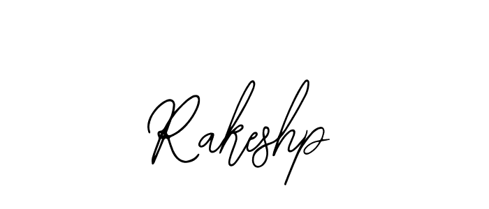 How to make Rakeshp name signature. Use Bearetta-2O07w style for creating short signs online. This is the latest handwritten sign. Rakeshp signature style 12 images and pictures png