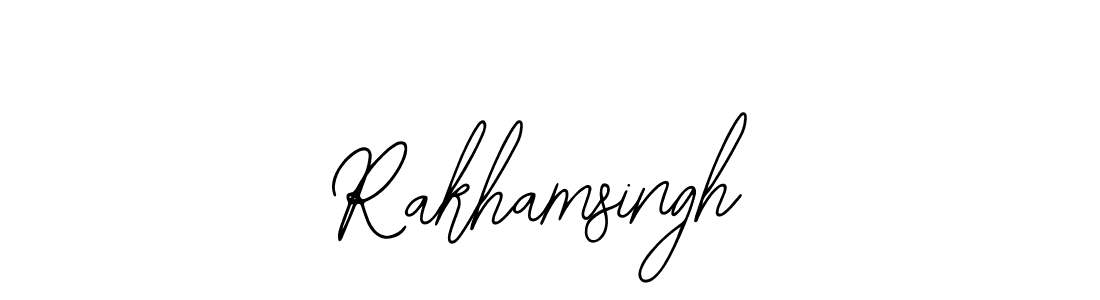 Use a signature maker to create a handwritten signature online. With this signature software, you can design (Bearetta-2O07w) your own signature for name Rakhamsingh. Rakhamsingh signature style 12 images and pictures png