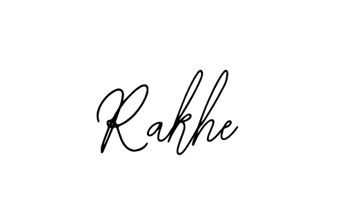 You should practise on your own different ways (Bearetta-2O07w) to write your name (Rakhe) in signature. don't let someone else do it for you. Rakhe signature style 12 images and pictures png