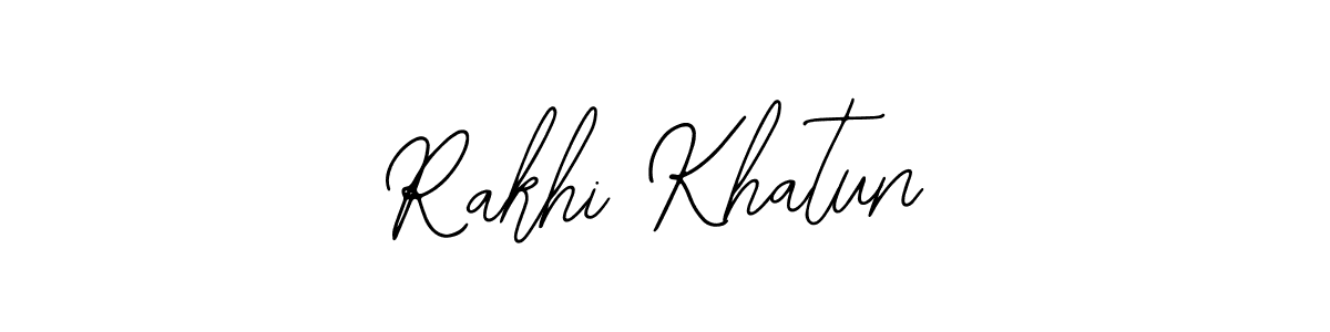 Design your own signature with our free online signature maker. With this signature software, you can create a handwritten (Bearetta-2O07w) signature for name Rakhi Khatun. Rakhi Khatun signature style 12 images and pictures png