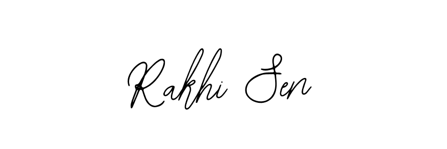 Use a signature maker to create a handwritten signature online. With this signature software, you can design (Bearetta-2O07w) your own signature for name Rakhi Sen. Rakhi Sen signature style 12 images and pictures png