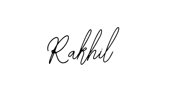 Design your own signature with our free online signature maker. With this signature software, you can create a handwritten (Bearetta-2O07w) signature for name Rakhil. Rakhil signature style 12 images and pictures png