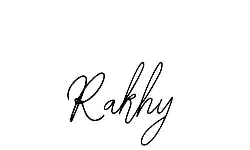if you are searching for the best signature style for your name Rakhy. so please give up your signature search. here we have designed multiple signature styles  using Bearetta-2O07w. Rakhy signature style 12 images and pictures png