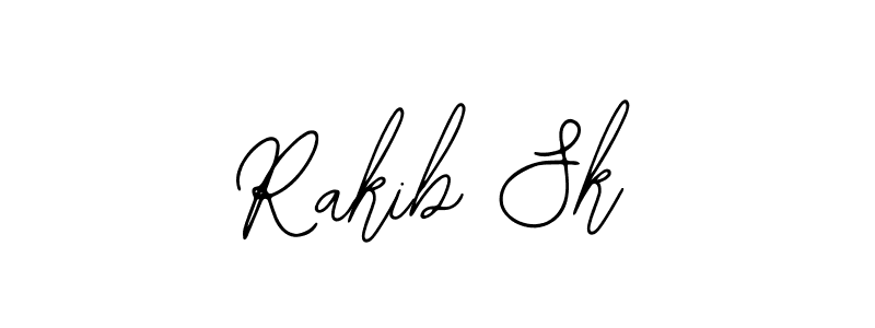 Use a signature maker to create a handwritten signature online. With this signature software, you can design (Bearetta-2O07w) your own signature for name Rakib Sk. Rakib Sk signature style 12 images and pictures png