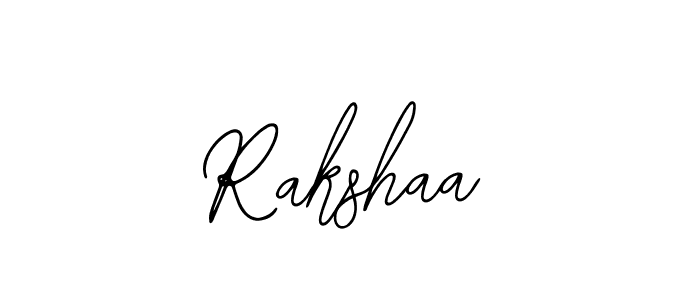 How to make Rakshaa signature? Bearetta-2O07w is a professional autograph style. Create handwritten signature for Rakshaa name. Rakshaa signature style 12 images and pictures png