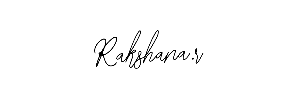 How to Draw Rakshana.r signature style? Bearetta-2O07w is a latest design signature styles for name Rakshana.r. Rakshana.r signature style 12 images and pictures png