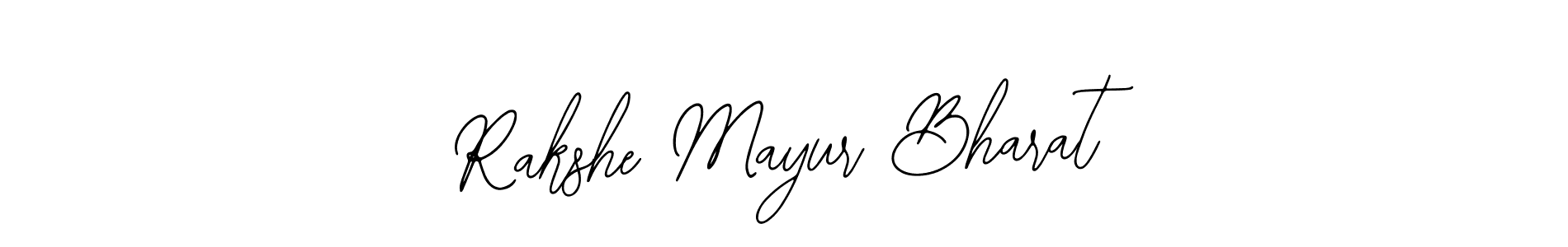 Make a beautiful signature design for name Rakshe Mayur Bharat. With this signature (Bearetta-2O07w) style, you can create a handwritten signature for free. Rakshe Mayur Bharat signature style 12 images and pictures png