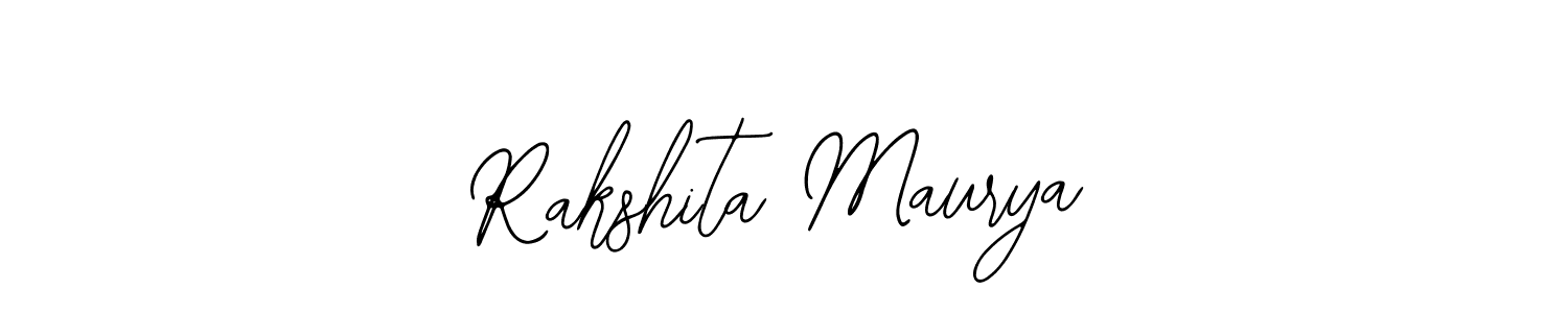 Bearetta-2O07w is a professional signature style that is perfect for those who want to add a touch of class to their signature. It is also a great choice for those who want to make their signature more unique. Get Rakshita Maurya name to fancy signature for free. Rakshita Maurya signature style 12 images and pictures png