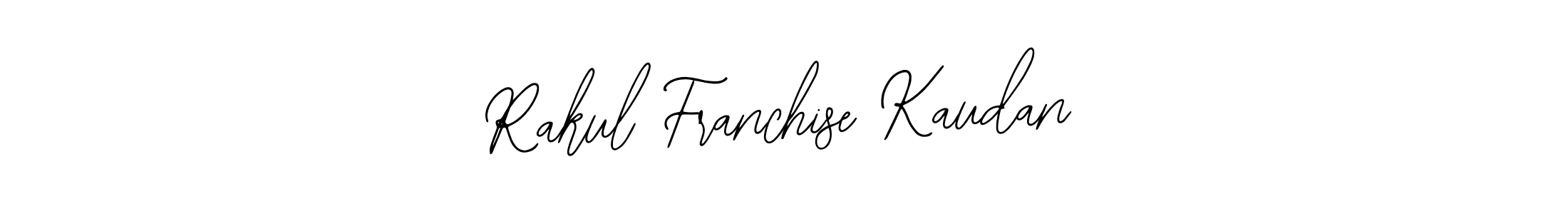 Create a beautiful signature design for name Rakul Franchise Kaudan. With this signature (Bearetta-2O07w) fonts, you can make a handwritten signature for free. Rakul Franchise Kaudan signature style 12 images and pictures png