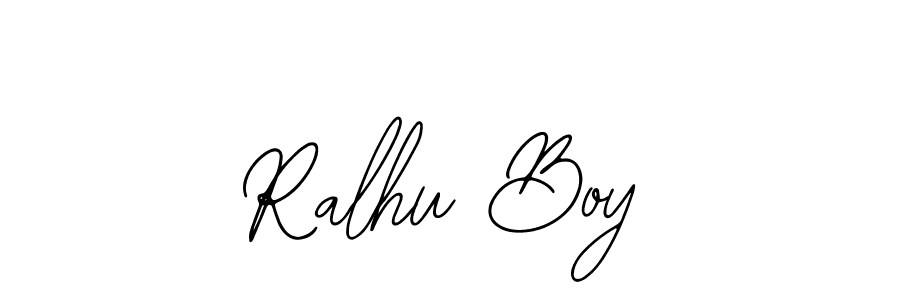 How to Draw Ralhu Boy signature style? Bearetta-2O07w is a latest design signature styles for name Ralhu Boy. Ralhu Boy signature style 12 images and pictures png