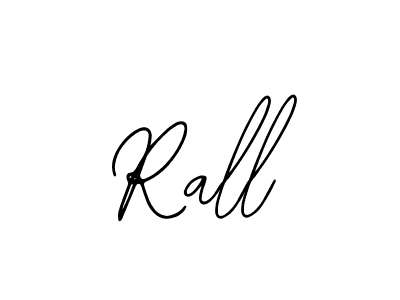 Bearetta-2O07w is a professional signature style that is perfect for those who want to add a touch of class to their signature. It is also a great choice for those who want to make their signature more unique. Get Rall name to fancy signature for free. Rall signature style 12 images and pictures png