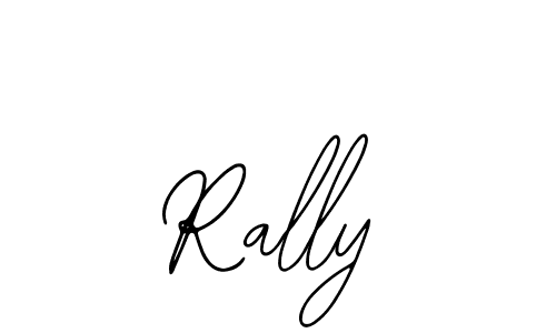 Use a signature maker to create a handwritten signature online. With this signature software, you can design (Bearetta-2O07w) your own signature for name Rally. Rally signature style 12 images and pictures png
