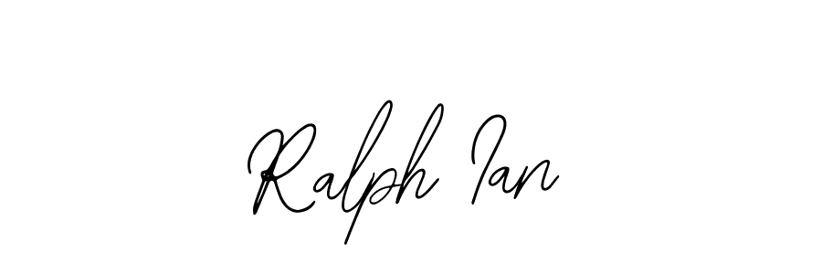 How to make Ralph Ian signature? Bearetta-2O07w is a professional autograph style. Create handwritten signature for Ralph Ian name. Ralph Ian signature style 12 images and pictures png