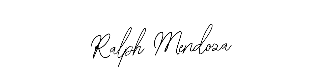 You should practise on your own different ways (Bearetta-2O07w) to write your name (Ralph Mendoza) in signature. don't let someone else do it for you. Ralph Mendoza signature style 12 images and pictures png