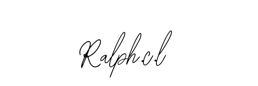 Use a signature maker to create a handwritten signature online. With this signature software, you can design (Bearetta-2O07w) your own signature for name Ralph.c.l. Ralph.c.l signature style 12 images and pictures png