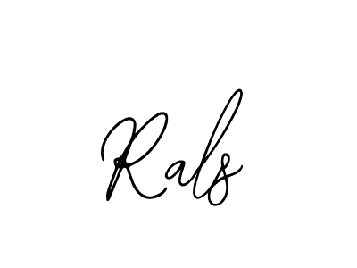 It looks lik you need a new signature style for name Rals. Design unique handwritten (Bearetta-2O07w) signature with our free signature maker in just a few clicks. Rals signature style 12 images and pictures png