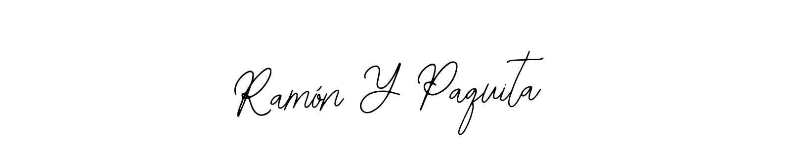 It looks lik you need a new signature style for name Ramón Y Paquita. Design unique handwritten (Bearetta-2O07w) signature with our free signature maker in just a few clicks. Ramón Y Paquita signature style 12 images and pictures png