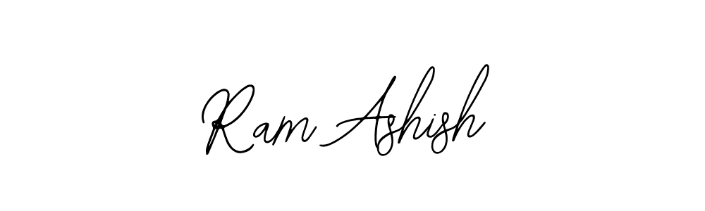 Also You can easily find your signature by using the search form. We will create Ram Ashish name handwritten signature images for you free of cost using Bearetta-2O07w sign style. Ram Ashish signature style 12 images and pictures png