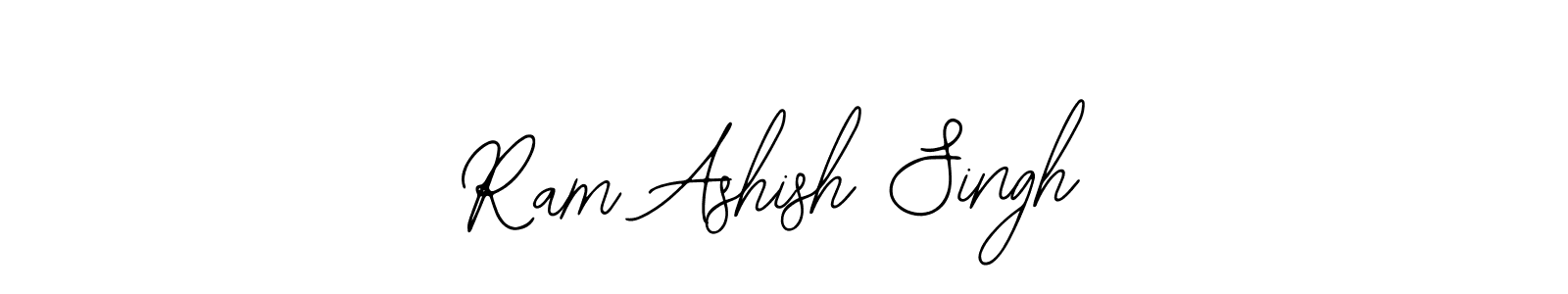 The best way (Bearetta-2O07w) to make a short signature is to pick only two or three words in your name. The name Ram Ashish Singh include a total of six letters. For converting this name. Ram Ashish Singh signature style 12 images and pictures png