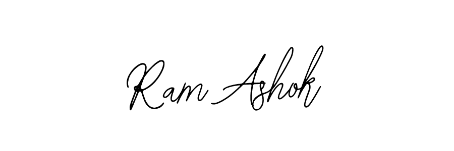 Bearetta-2O07w is a professional signature style that is perfect for those who want to add a touch of class to their signature. It is also a great choice for those who want to make their signature more unique. Get Ram Ashok name to fancy signature for free. Ram Ashok signature style 12 images and pictures png