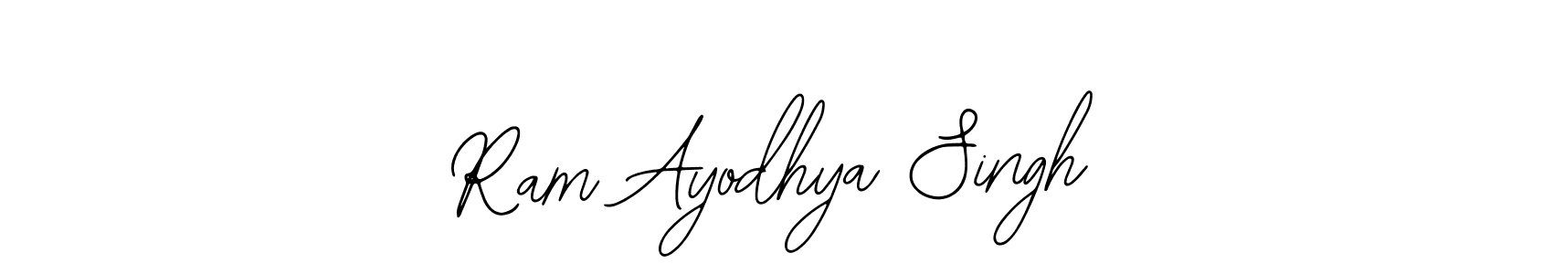 Design your own signature with our free online signature maker. With this signature software, you can create a handwritten (Bearetta-2O07w) signature for name Ram Ayodhya Singh. Ram Ayodhya Singh signature style 12 images and pictures png