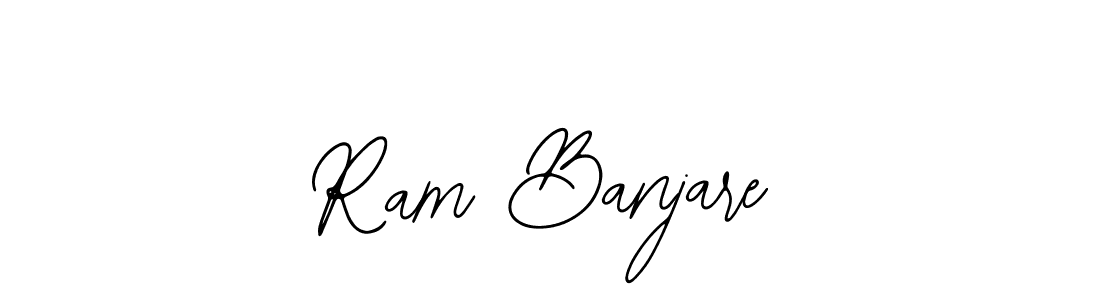 Use a signature maker to create a handwritten signature online. With this signature software, you can design (Bearetta-2O07w) your own signature for name Ram Banjare. Ram Banjare signature style 12 images and pictures png