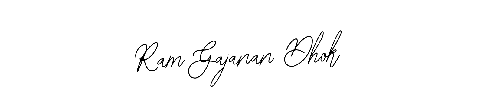 Similarly Bearetta-2O07w is the best handwritten signature design. Signature creator online .You can use it as an online autograph creator for name Ram Gajanan Dhok. Ram Gajanan Dhok signature style 12 images and pictures png