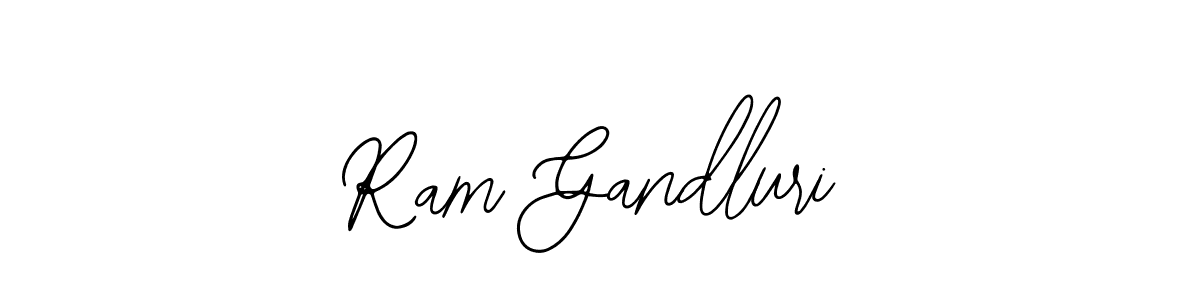 Create a beautiful signature design for name Ram Gandluri. With this signature (Bearetta-2O07w) fonts, you can make a handwritten signature for free. Ram Gandluri signature style 12 images and pictures png