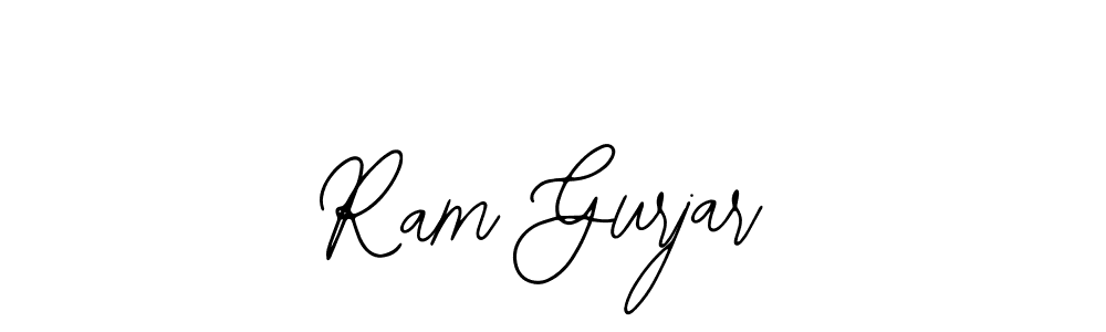 Make a beautiful signature design for name Ram Gurjar. With this signature (Bearetta-2O07w) style, you can create a handwritten signature for free. Ram Gurjar signature style 12 images and pictures png