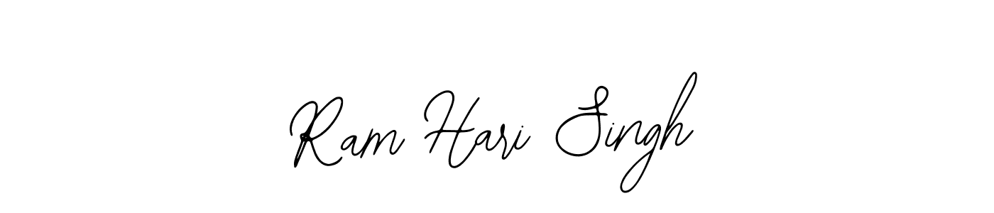 Also You can easily find your signature by using the search form. We will create Ram Hari Singh name handwritten signature images for you free of cost using Bearetta-2O07w sign style. Ram Hari Singh signature style 12 images and pictures png