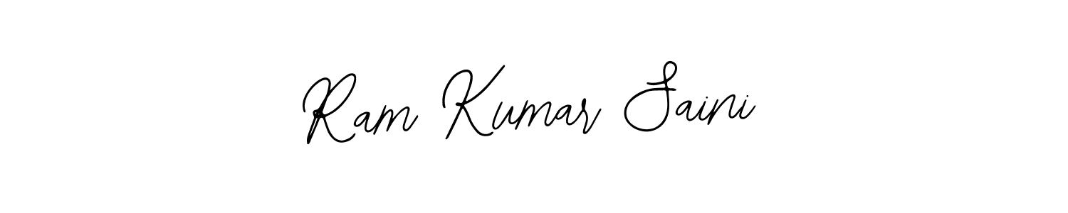 Similarly Bearetta-2O07w is the best handwritten signature design. Signature creator online .You can use it as an online autograph creator for name Ram Kumar Saini. Ram Kumar Saini signature style 12 images and pictures png
