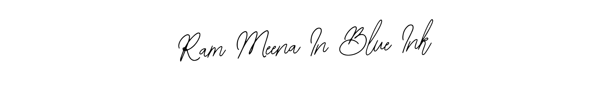 Make a beautiful signature design for name Ram Meena In Blue Ink. With this signature (Bearetta-2O07w) style, you can create a handwritten signature for free. Ram Meena In Blue Ink signature style 12 images and pictures png