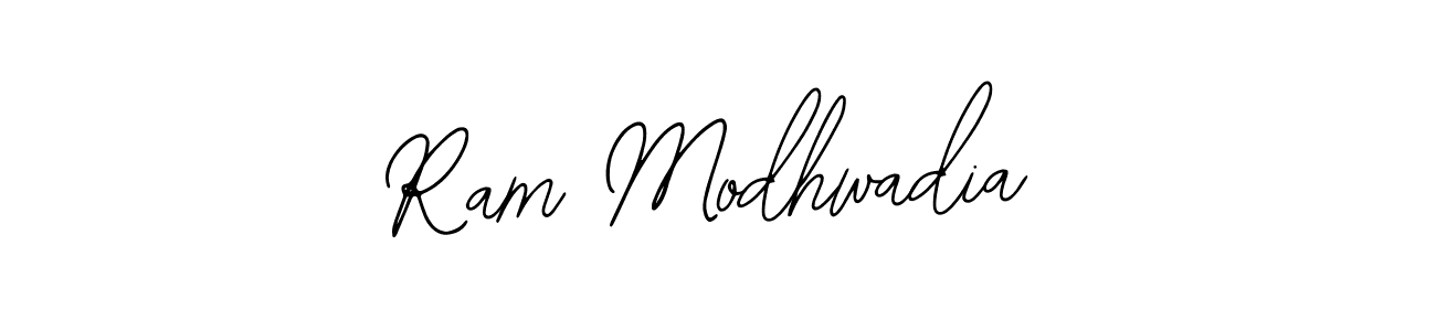 if you are searching for the best signature style for your name Ram Modhwadia. so please give up your signature search. here we have designed multiple signature styles  using Bearetta-2O07w. Ram Modhwadia signature style 12 images and pictures png