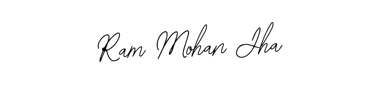 Use a signature maker to create a handwritten signature online. With this signature software, you can design (Bearetta-2O07w) your own signature for name Ram Mohan Jha. Ram Mohan Jha signature style 12 images and pictures png