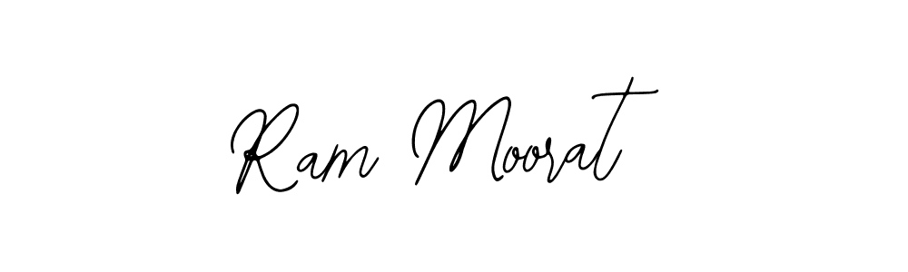 How to make Ram Moorat name signature. Use Bearetta-2O07w style for creating short signs online. This is the latest handwritten sign. Ram Moorat signature style 12 images and pictures png