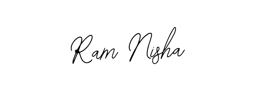 Similarly Bearetta-2O07w is the best handwritten signature design. Signature creator online .You can use it as an online autograph creator for name Ram Nisha. Ram Nisha signature style 12 images and pictures png