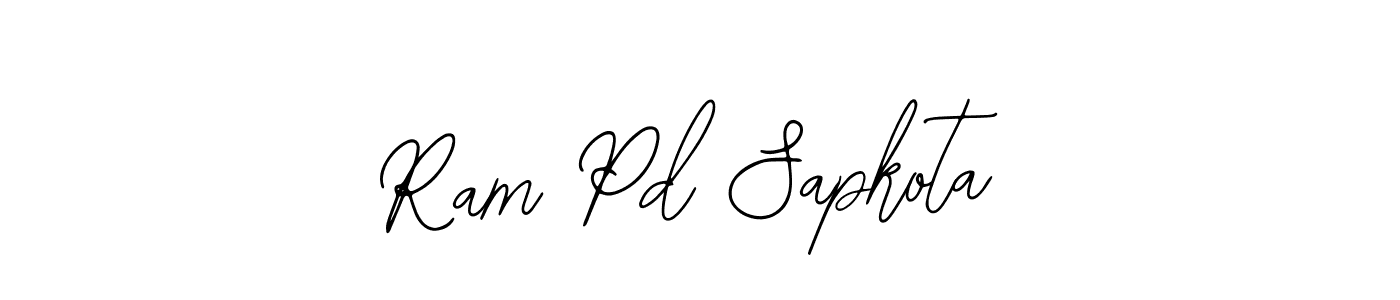 Design your own signature with our free online signature maker. With this signature software, you can create a handwritten (Bearetta-2O07w) signature for name Ram Pd Sapkota. Ram Pd Sapkota signature style 12 images and pictures png