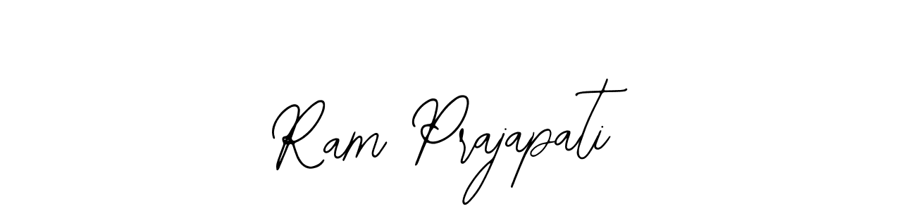 How to make Ram Prajapati name signature. Use Bearetta-2O07w style for creating short signs online. This is the latest handwritten sign. Ram Prajapati signature style 12 images and pictures png