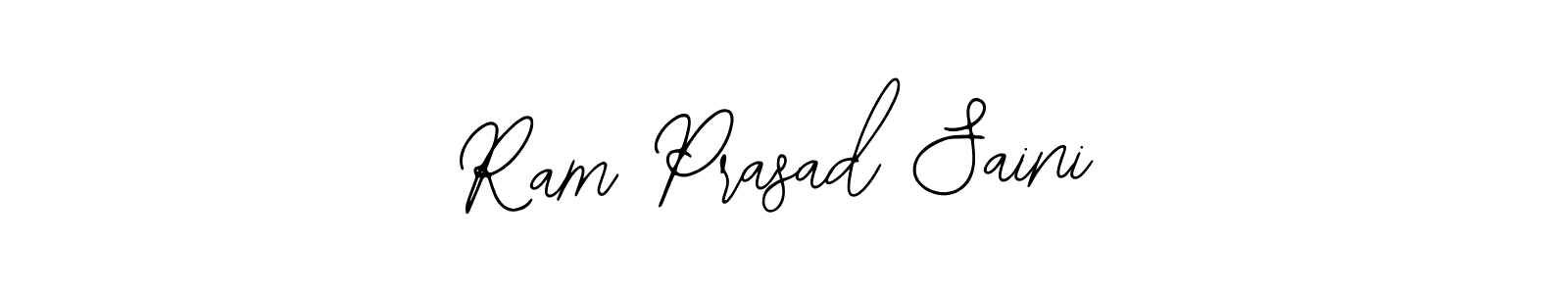 Use a signature maker to create a handwritten signature online. With this signature software, you can design (Bearetta-2O07w) your own signature for name Ram Prasad Saini. Ram Prasad Saini signature style 12 images and pictures png