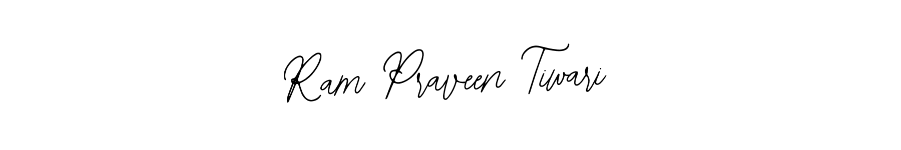 How to make Ram Praveen Tiwari name signature. Use Bearetta-2O07w style for creating short signs online. This is the latest handwritten sign. Ram Praveen Tiwari signature style 12 images and pictures png