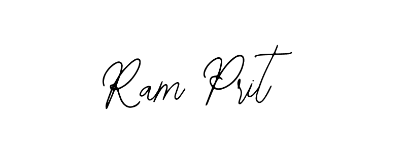 How to make Ram Prit name signature. Use Bearetta-2O07w style for creating short signs online. This is the latest handwritten sign. Ram Prit signature style 12 images and pictures png