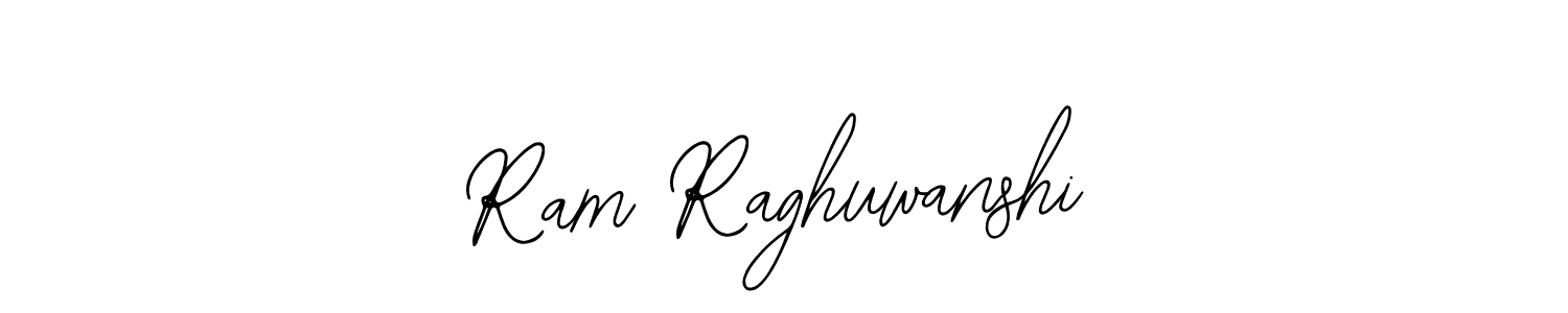 How to make Ram Raghuwanshi name signature. Use Bearetta-2O07w style for creating short signs online. This is the latest handwritten sign. Ram Raghuwanshi signature style 12 images and pictures png