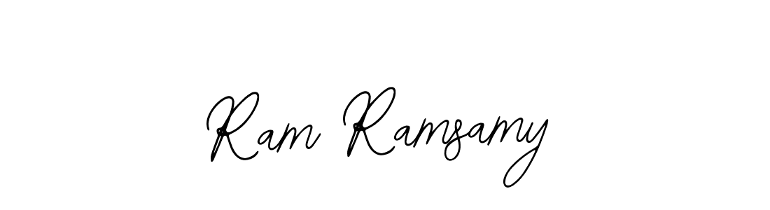 Make a beautiful signature design for name Ram Ramsamy. With this signature (Bearetta-2O07w) style, you can create a handwritten signature for free. Ram Ramsamy signature style 12 images and pictures png