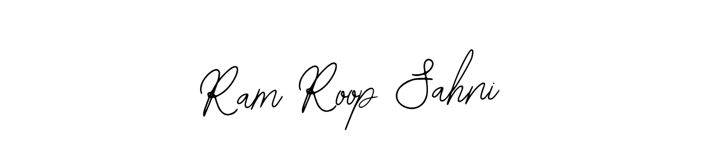 Similarly Bearetta-2O07w is the best handwritten signature design. Signature creator online .You can use it as an online autograph creator for name Ram Roop Sahni. Ram Roop Sahni signature style 12 images and pictures png