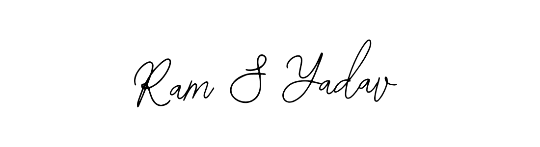 The best way (Bearetta-2O07w) to make a short signature is to pick only two or three words in your name. The name Ram S Yadav include a total of six letters. For converting this name. Ram S Yadav signature style 12 images and pictures png