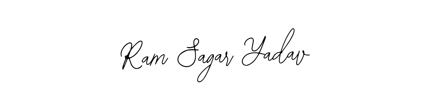 Use a signature maker to create a handwritten signature online. With this signature software, you can design (Bearetta-2O07w) your own signature for name Ram Sagar Yadav. Ram Sagar Yadav signature style 12 images and pictures png